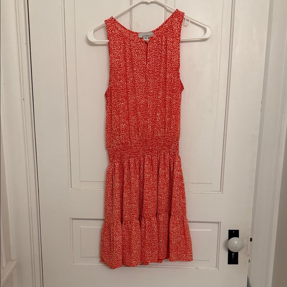 Orange Sleeveless Dress